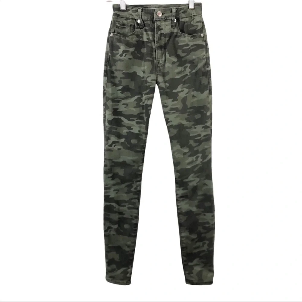 Good American Good Waist High Rise Camo Skinny Jeans - Picture 3 of 16